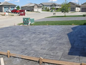 stamped driveway