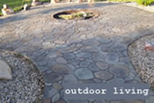 firepit pad area