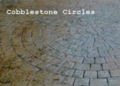 Cobblestone circle patterns